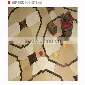 Heat Resistant to Wear Solid Wood Parquet Flooring Black Walnut Wood Flooring 15mm Living Room, Bedroom, Hallway thumbnail-1