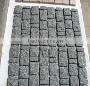 Putian Black Granite Tumbled Brick thumbnail-1