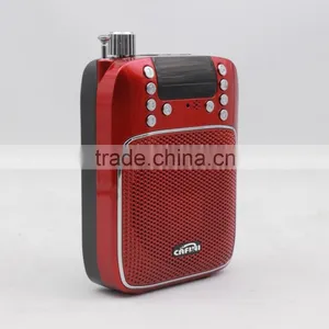HOT 2015 Portable Loudspeaker Amplifier for Tour Guide and Speaker With USB TF FM Radio thumbnail-2