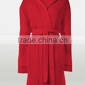 Extended Robe Leisurewear Robes Pajamas , Thick Flannel Bathrobe Coral Velvet Robe thumbnail-2