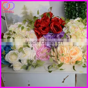 Cheap Wholesale Plastic Red Rose Bouquet thumbnail-1