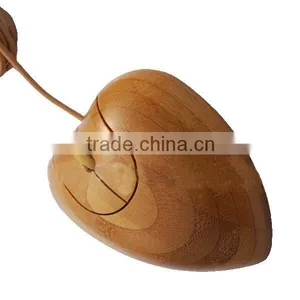 Heart Shaped Bamboo Key Mouse Manufacture Mini Mouse thumbnail-2