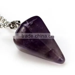 Amethyst Pendulum Pendant for Sale thumbnail-1