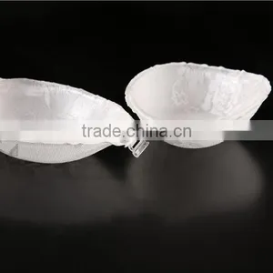 Latest Design Backless Self Adhesive Seamless Paded Breast Lace Cloth Bra thumbnail-2