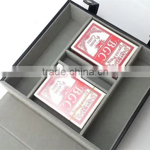 Customized Leather Storage Bag for Poker Game Amusing Entertainment Equipment thumbnail-1