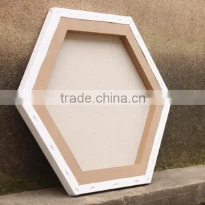 Cotton Round Stretched Canvas thumbnail-1
