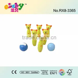 Wooden Tiger Bowling Balls thumbnail-1