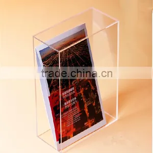 DIY China Manufacturer Unique Acrylic Brochure Holder thumbnail-1