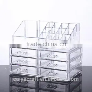 4 Drawer Clear Acrylic Makeup Organizer Cosmetic Storage Organizer thumbnail-2