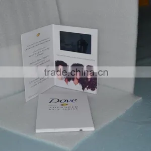 Special Design LCD Video Greeting Card LCD Video Brochure Digital Video in Folder With Customized Printing thumbnail-6