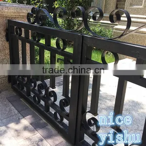 Modern Main Gate Designs for Homes and Garden Wrought Iron Gate on .com thumbnail-5