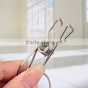 Clips Durable Fold Hanging Laundry Stainless Steel Clothes Drying Rack Hanger thumbnail-2