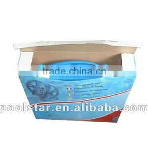 Portable Swimming Pool Plastic Vacuum Hose Reel w/ Aluminum Handle, Vacuum Pipe thumbnail-2