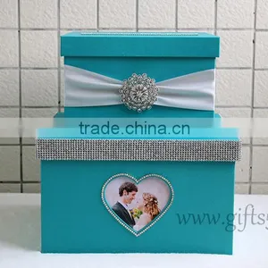 Elegant Handmade Wedding Card Holder Made in China Wedding Card Box Supplier thumbnail-1