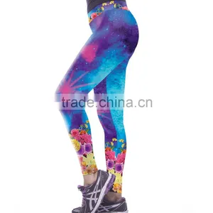 Latest New Women Digital Print Leggings Yoga Leggings N30-14 thumbnail-3