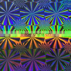 BOPP /PET Sliver Self Adhesive Holographic Lamination Film thumbnail-4