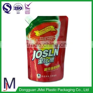China Most Selling Product in Liquid Spout Pout Bag, Stand up Pouch With Straw thumbnail-2
