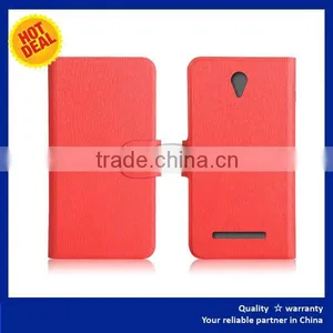 EXW Phone Wallet Case Wood Leather Leather Flip Case for Htc Desire 310 thumbnail-3