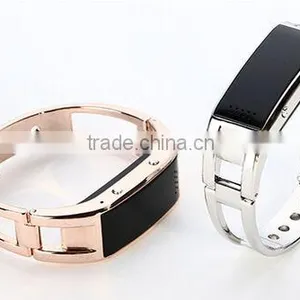 2016 New Fashion Metal Alloy Bluetooth D8 Smart Bracelet With Pedometer D8 Smart Bracelet Watch thumbnail-2