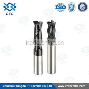 Cnc Lathe High Precision Tungsten Carbide 3 Flute Rough End Mill Cutter/solid Carbide Indexable End Mill Cutters/shell End Mills thumbnail-1