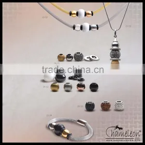 Chameleon 316L Stainless Steel Beads Jewellery Sets, One Set 9 Beads thumbnail-3