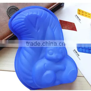 Lovely Animal Squirrel Silicone Cake Mould With Food Grade thumbnail-2