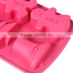 Christmas Theme Funny Silicone Cake Mold for Cake Decorating thumbnail-4