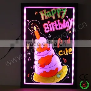 2015 New Arrival Acrylic Led Writing Advertising Neon Signboard thumbnail-1