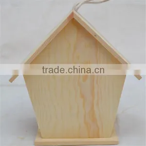 Small Wood Crafts Bird House,wooden Ornaments,wooden Bird Craft thumbnail-5