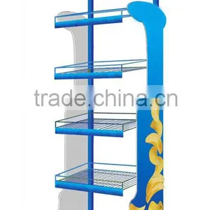 Wire Adjustable Shelf Display Rack/portable Display Rack/potato Chip Display Stand thumbnail-1