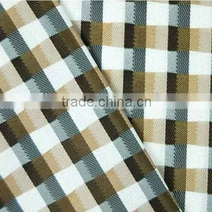 Check Pattern Polyester Yarn Dyed Memory Fabrics thumbnail-1