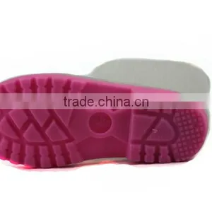New Fashion Bling Bling Cute PVC Transparent Cheap Rain Boots for Kids thumbnail-4