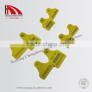Sheep Ear Tag and Goat 57 *45 mm With Metal Pin Yellow Ear Tag thumbnail-2