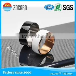 Customized Smart Rfid Ring With NFC Chip Inside Support ISO14443, ISO 18092 Protocol thumbnail-3