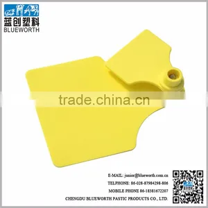 Blueworth 3#+4# Yellow Ear Tag for Cow in Farm Livestock Management thumbnail-4