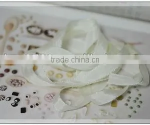 Silk Satin Ribbon/chinese Silk Ribbon/sari Silk Ribbon Yarn thumbnail-1
