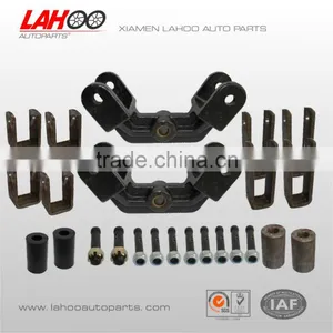 6 Leaf Galvanised Rocker Roller Tandem Trailer Spring Set 3000KG thumbnail-1