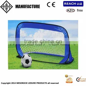 Kids Junior Folding Football Set Instant Pop Up Outdoor Football Goal Soccer Net thumbnail-1