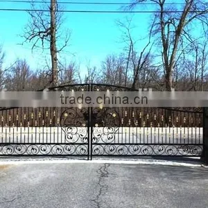 Metal Security Gate/ Wrought Iron Fencing Fences Elements Gates thumbnail-4