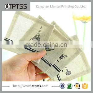 European Fashion High Quality Heat Insulation High Quality Cotton Linen Cup Mat thumbnail-1