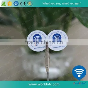 Round Printable PVC 13.56MHz NFC Label for Clothing thumbnail-5
