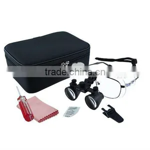 2.5x Flip-Up Galilean Style Dental Surgical Medical Binocular Loupes Frame Nickel Alloy 420mm Loupe thumbnail-2