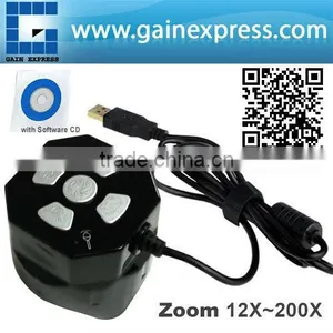 Professional Handheld Mini Microscope Auto Focus 5MP Camera Zoom USB 12x ~ 200x thumbnail-1