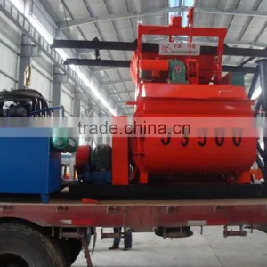 Js Double Horizontal Shaft Compulsive Concrete Mixer thumbnail-1