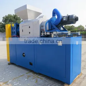 High Output Washed Film Squeezer Using in Recycling Plastic Granulators Production Line to Dry Pellets or Granules thumbnail-1