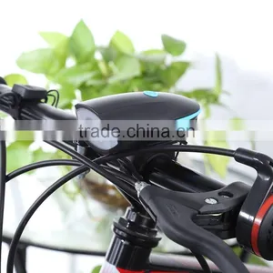 Mountain Bike Headlight With Horn Outdoor Night Cycling Light Bell Bicycle Equipment thumbnail-1