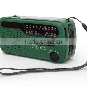 Solar&Dyanmo Power Emergency Led AM FM Portable Radio thumbnail-4