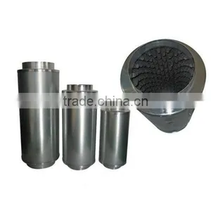 4" Duct Muffler Inline Fan Blower Silencer Noise Reducer Hydroponic Grow Tent thumbnail-2