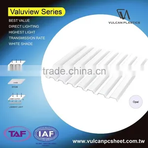 Colored Polycarbonate Sheets in Profiles (Valuview Opal Series) thumbnail-3
