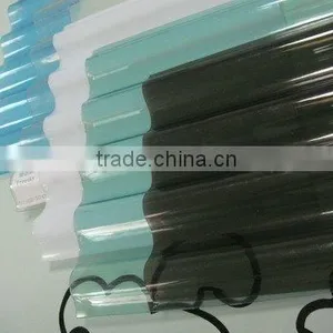 Clear Transparent PC Plastic Color Corrugated Plastic Roofing Sheets thumbnail-5